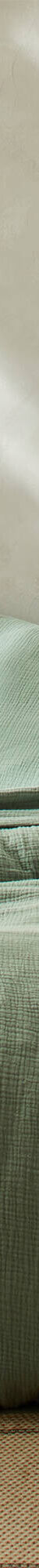 Linge de lit uni en triple gaze de coton (vert) Linge de lit uni en triple gaze de coton (vert)